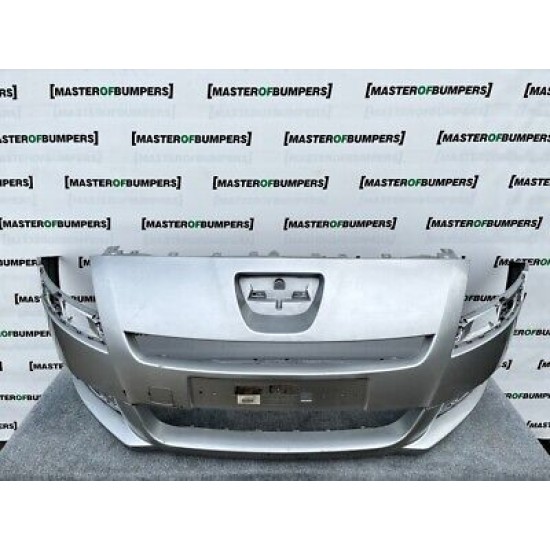 Peugeot 5008 Hdi Active 2010-2013 Front Bumper Silver With Lip Genuine [c248]
