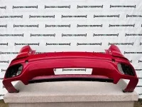 Porsche Cayenne Turbo 2015-2018 Rear Bumper Red 4 Pdc Genuine [p248]