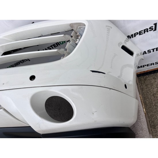 Porsche Cayenne Se Mk1 Lift 2007-2010 Front Bumper White Genuine [p28]