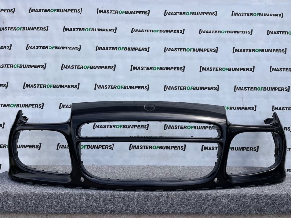 Porsche Cayenne Turbo Mk1 Suv 2002-2006 Front Bumper Black 6 Pdc Genuine [p454]