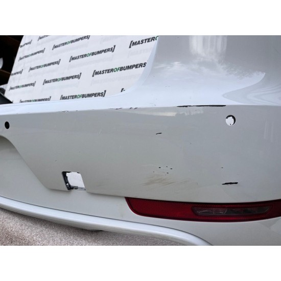 Porsche Macan S Gts 2015-2018 Rear Bumper White 4 Pdc W/diffuser Genuine [p126]