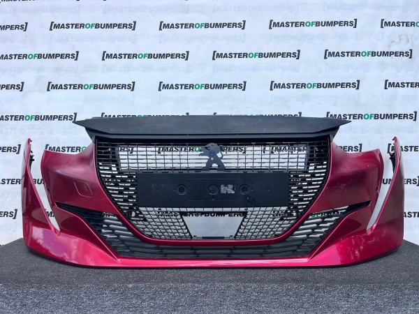 Peugeot 208 Gt Line Mk2 Hatchback 2020-2023 Front Bumper 6 Pdc Genuine [c519]