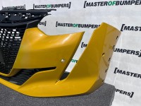 Peugeot 208 Gt Line Mk2 Hatchback 2020-2023 Front Bumper 6 Pdc Genuine [c520]