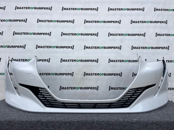 Peugeot 208 Active Premium Mk2 2020-2023 Front Bumper White Genuine [c421]