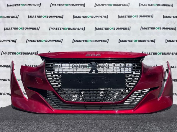 Peugeot 208 Gt Line Mk2 Hatchback 2020-2023 Front Bumper 6 Pdc Genuine [c518]