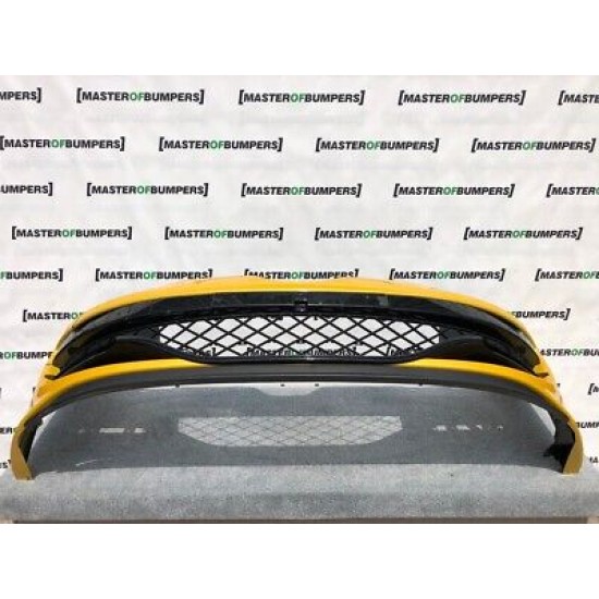 Renault Megane Rs Mk3 2014-2016 Front Bumper In Yellow Genuine [r392]