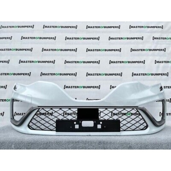 Renault Clio Rs Line Mk5 2019-on Front Bumper In White Genuine [r423]