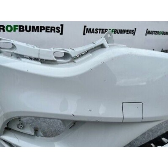 Renault Clio Mk4 Face Lifting 2016-2018 Front Bumper In White Genuine [r422]