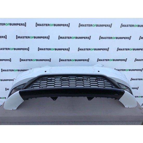 Seat Leon Fr Sport Kit Ms Design 2013-2019 Front Bumper In White Genuine [o106]