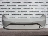 Seat Leon Se Hatchbhack Only 2013-2016 Rear Bumper 4 Pdc White Genuine [o575]