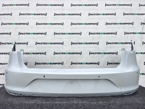 Seat Leon Estate Mk3 2013-2016 Rear Bumper 4 Pdc Genuine [o625]