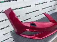 Seat Leon Fr Mk3 Lift Hatchback 2017-2019 Front Bumper 4 Pdc Jets Genuine [o651]