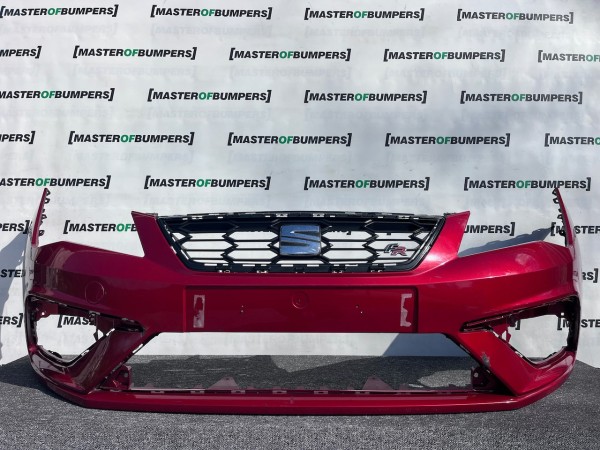 Seat Leon Fr Mk3 Lift Hatchback 2017-2019 Front Bumper No Pdc Genuine [o658]