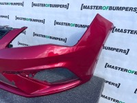 Seat Leon Fr Mk3 Lift Hatchback 2017-2019 Front Bumper No Pdc Genuine [o658]