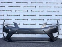 Seat Leon Fr Mk3 Hatchback 2013-2016 Front Bumper 4 Pdc Jets Genuine [o665]