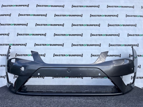 Seat Leon Fr Mk3 Hatchback 2013-2016 Front Bumper 4 Pdc Jets Genuine [o665]