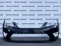 Seat Leon Fr Mk3 Hatchback 2013-2016 Front Bumper 4 Pdc Jets Genuine [o668]