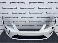 Seat Leon Fr Mk3 Hatchback 2013-2016 Front Bumper 4 Pdc Jets Genuine [o664]