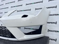 Seat Leon Fr Mk3 Hatchback 2013-2016 Front Bumper 4 Pdc Jets Genuine [o664]