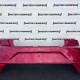 Seat Ibiza Fr Hatchback Only Mk5 2017-2023 Rear Bumper Pdc Genuine [o741]