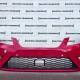 Seat Leon Fr Mk3 Hatchback 2013-2016 Front Bumper 4 Pdc Jets Genuine [o753]