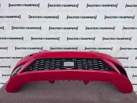 Seat Leon Fr Mk3 Hatchback 2013-2016 Front Bumper 4 Pdc Jets Genuine [o753]