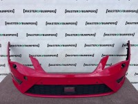 Seat Leon Fr Mk3 Hatchback 2013-2016 Front Bumper 4 Pdc Jets Genuine [o753]