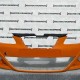 Seat Ibiza Mk4 2009-2011 Front Bumper In Orange Genuine [o244]