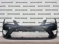 Seat Leon Fr Hatchback Mk3 2013-2016 Front Bumper 4 Pdc No Jets Genuine [o553]