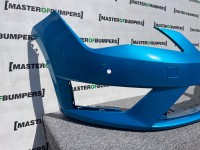 Seat Leon Fr Hatchback Mk3 2013-2016 Front Bumper 4 Pdc No Jets Genuine [o578]