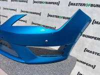 Seat Leon Fr Hatchback Mk3 2013-2016 Front Bumper 4 Pdc No Jets Genuine [o578]