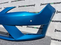 Seat Leon Fr Hatchback Mk3 2013-2016 Front Bumper 4 Pdc No Jets Genuine [o578]