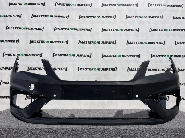 Seat Leon Fr Mk3 Lift Hatchback 2016-2019 Front Bumper 4 Pdc Genuine [o583]