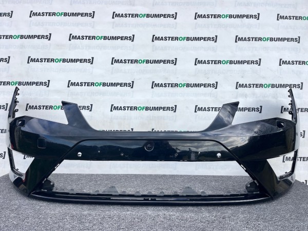 Seat Leon Fr Mk3 Hatchback 2013-2016 Front Bumper 4 Pdc Jets Genuine [o663]
