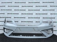 Seat Leon Fr Mk3 Lift Hatchback 2017-2019 Front Bumper 4 Pdc Jets Genuine [o682]
