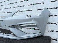 Seat Leon Fr Mk3 Lift Hatchback 2017-2019 Front Bumper 4 Pdc Jets Genuine [o682]