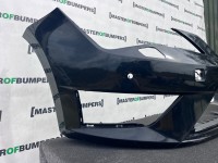 Seat Leon Fr Mk3 Hatchback 2013-2016 Front Bumper 4 Pdc Jets Genuine [o722]