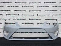Seat Leon Fr Mk3 Hatchback 2013-2016 Front Bumper 4 Pdc Jets Genuine [o723]