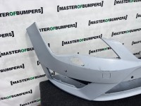 Seat Leon Fr Mk3 Hatchback 2013-2016 Front Bumper 4 Pdc Jets Genuine [o723]