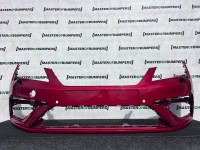 Seat Leon Fr Mk3 Lift Hatchback 2017-2019 Front Bumper 4 Pdc Jets Genuine [o724]