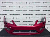 Seat Leon Fr Mk3 Lift Hatchback 2017-2019 Front Bumper 4 Pdc Jets Genuine [o724]