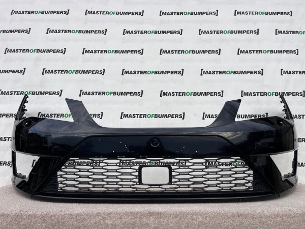 Seat Leon Fr Hatchback Mk3 2013-2016 Front Bumper No Pdc + Jets Genuine [o555]