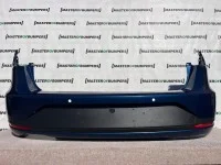 Seat Leon Fr Estate Only 2013-2016 Rear Bumper 4 Pdc Blue Genuine [o574]