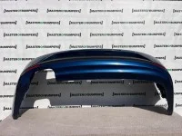 Seat Leon Fr Estate Only 2013-2016 Rear Bumper 4 Pdc Blue Genuine [o574]