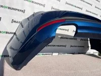 Seat Leon Fr Estate Only 2013-2016 Rear Bumper 4 Pdc Blue Genuine [o574]