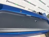 Seat Leon Fr Estate Only 2013-2016 Rear Bumper 4 Pdc Blue Genuine [o574]