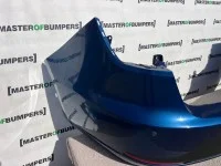 Seat Leon Fr Estate Only 2013-2016 Rear Bumper 4 Pdc Blue Genuine [o574]