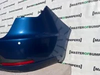 Seat Leon Fr Estate Only 2013-2016 Rear Bumper 4 Pdc Blue Genuine [o574]
