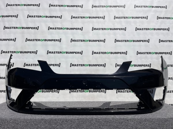 Seat Leon Fr Hatchback Mk3 2013-2016 Front Bumper No Pdc No Jets Genuine [o579]