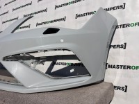 Seat Leon Fr Mk3 Face Lifting 2016-2019 Front Bumper 4 Pdc + Jet Genuine [o564]